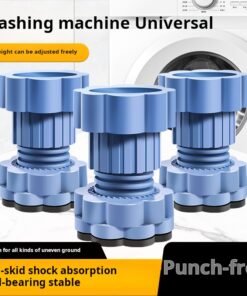 Universal Washing Machine Base | Noise-Reducing, Anti-Vibration, Height Adjustable